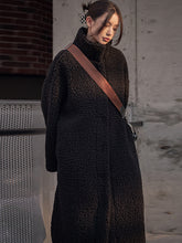 Urban Tune Long Sleeves Pure Color High-Neck Coats