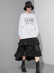 Women Round Neck Pullover Print Casual Sweatshirt