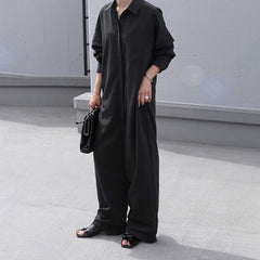 Long Sleeve Loose Casual Jumpsuit