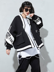 Women's Baseball Uniform Casual Outwear