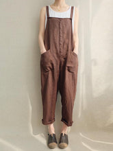 Loose Comfortable Pocket Button Jumpsuit