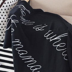 Printed Cotton Knit Blankets
