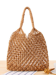 3 Color Handmade Crochet String Bag