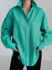 Bat Sleeve Irregular Bottoming Shirt
