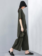 Loose Soft Wide-leg Suits