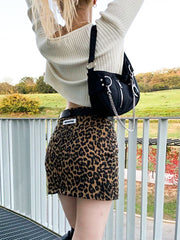 One Shoulder Chain Ring Handbag