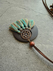 Ethnic Style Tassel Necklace