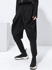 Women Personalized Elastic Waist Loose Casual Pants