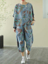 Artistic Retro Denim Two Pieces Suits