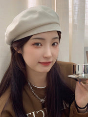 Solid Color Casual Versatile Beret