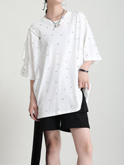 Strapless Half Sleeves Round Neck T-Shirt