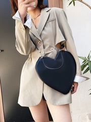 Contrast Plaid Crossbody Love One-Shoulder Armpit Bag