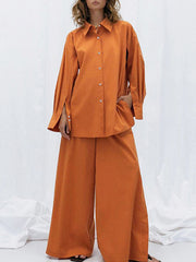 Casual  Lapel Collar Long Sleeve Suit