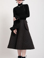 Women High Neck Stretch Casual Bottoming Shirt