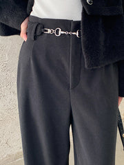 High Waist Loose Casual Pant