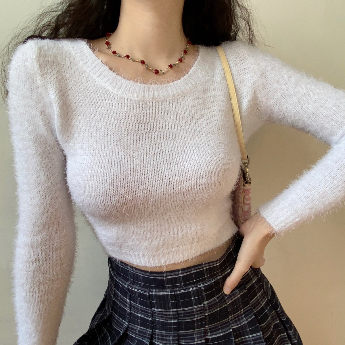 Plush Fleece Knit Sweater