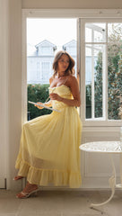 Dorothy Maxi Dress (Lemon)