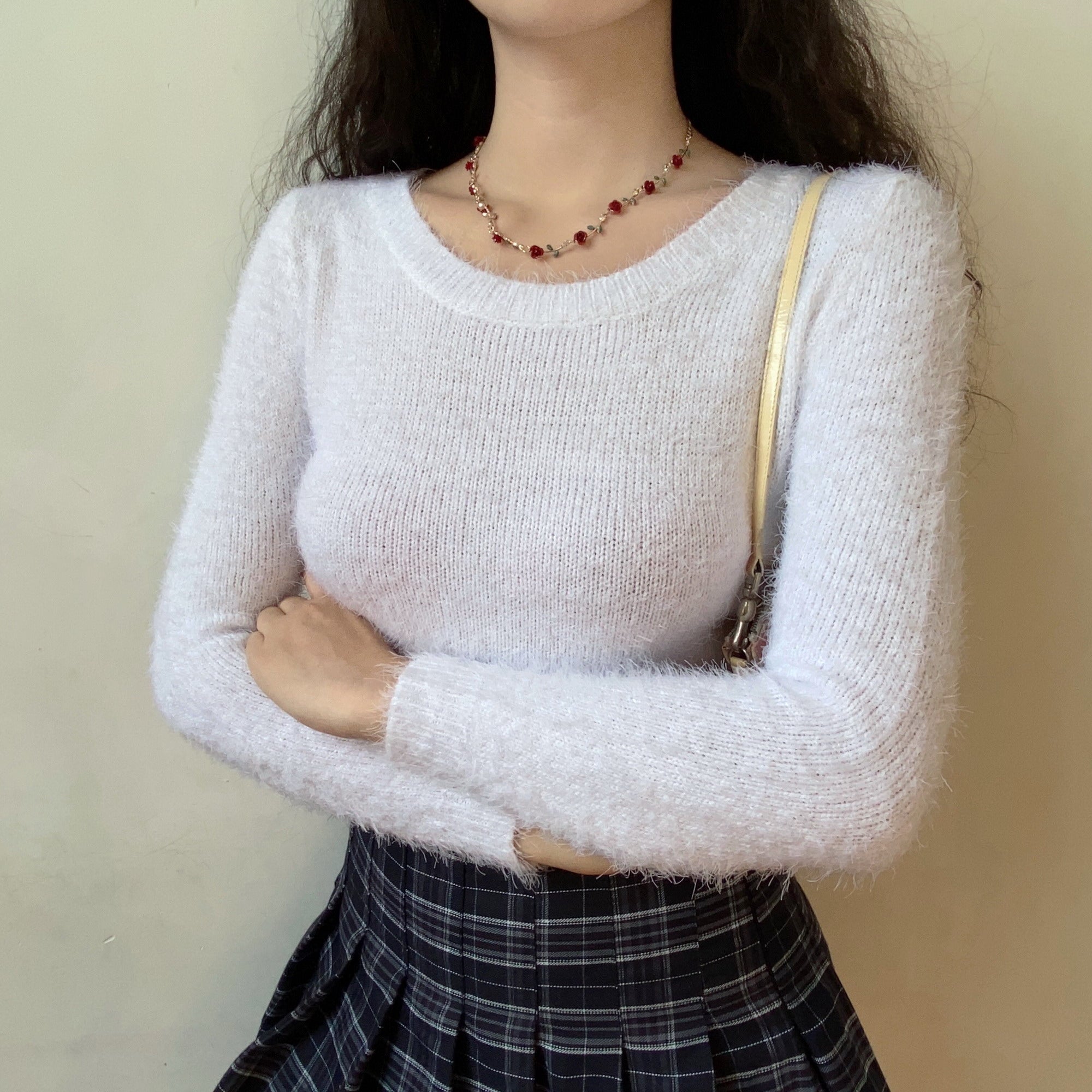 Plush Fleece Knit Sweater