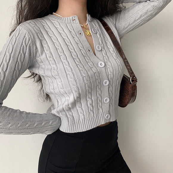 Zina Twist Knit Cardigan