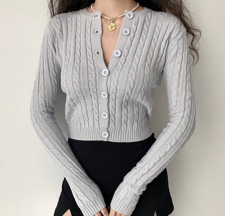 Zina Twist Knit Cardigan