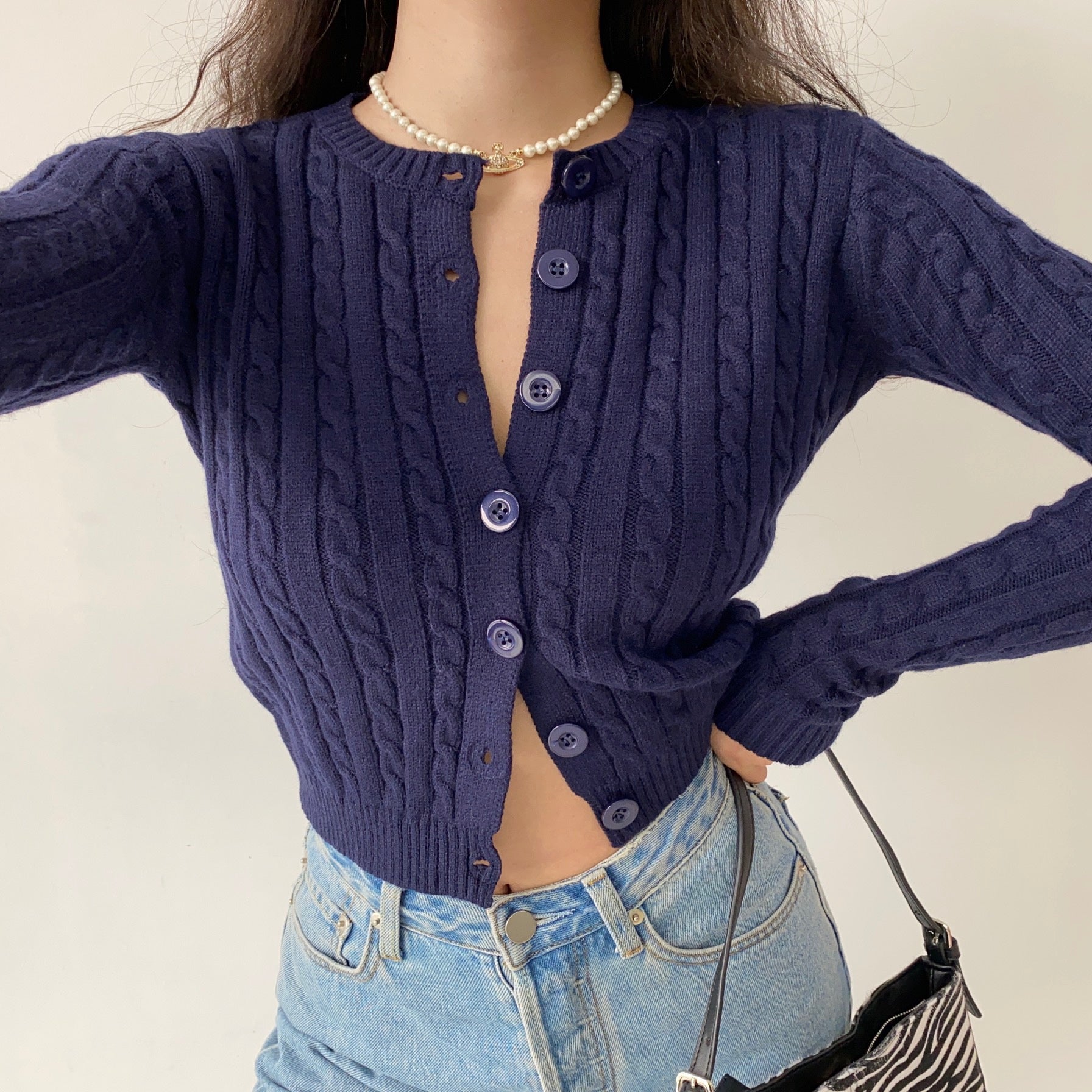 Zina Twist Knit Cardigan