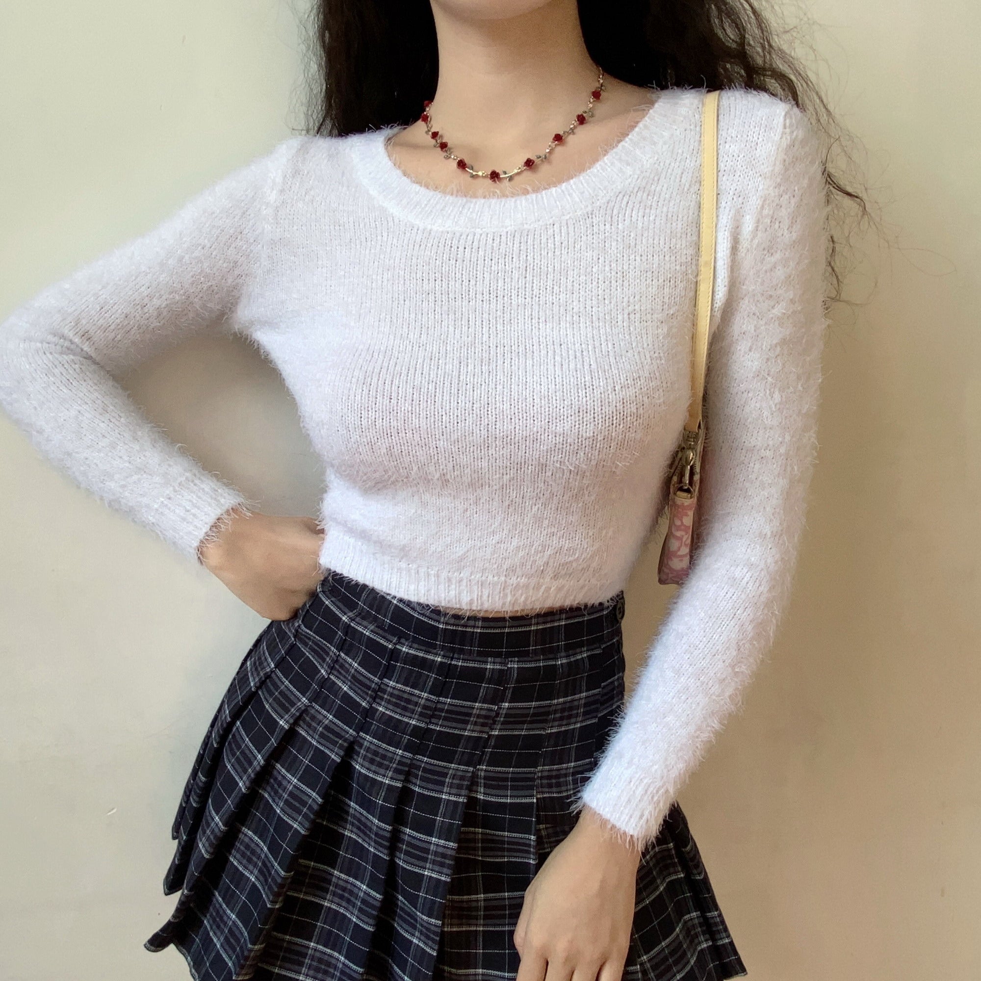 Plush Fleece Knit Sweater