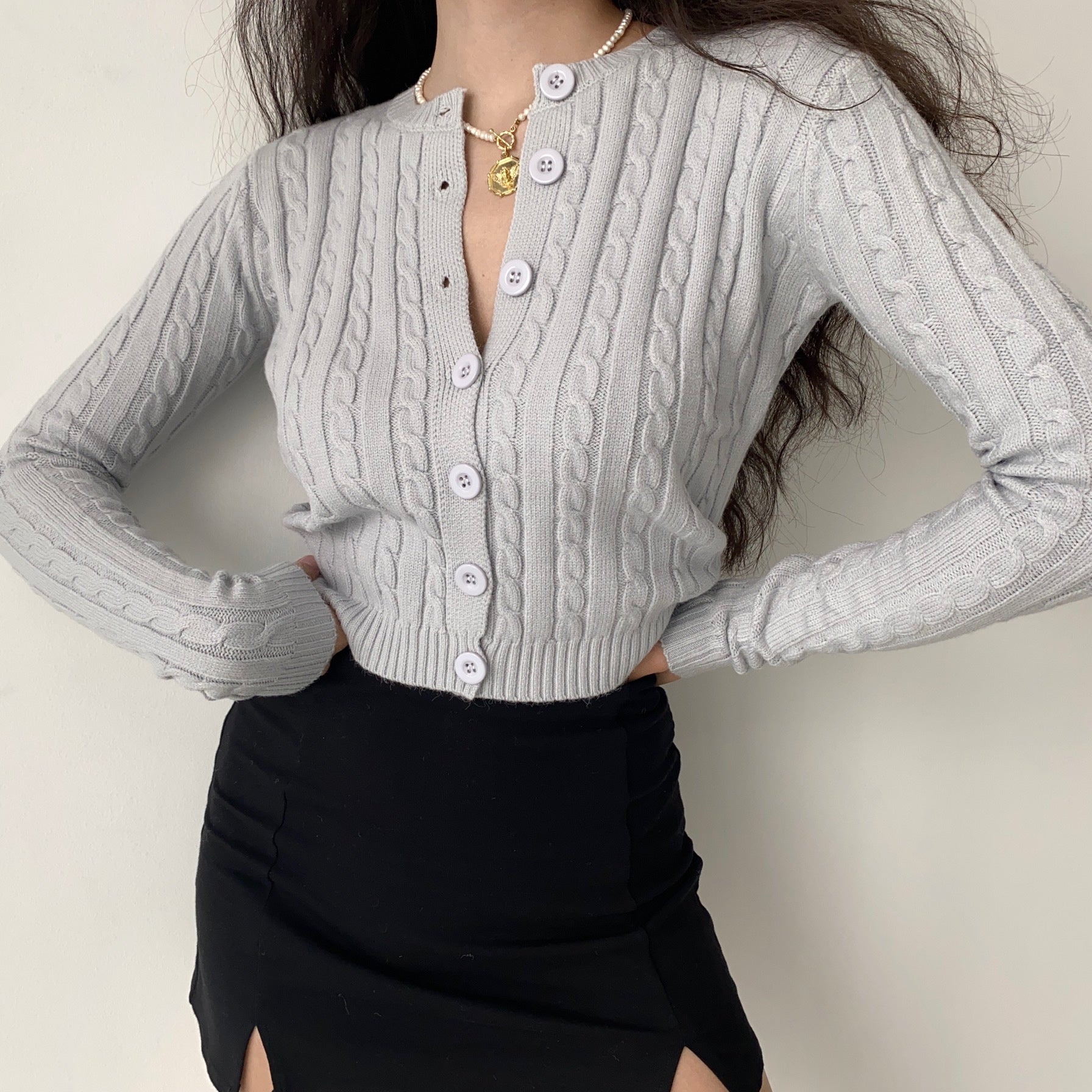 Zina Twist Knit Cardigan