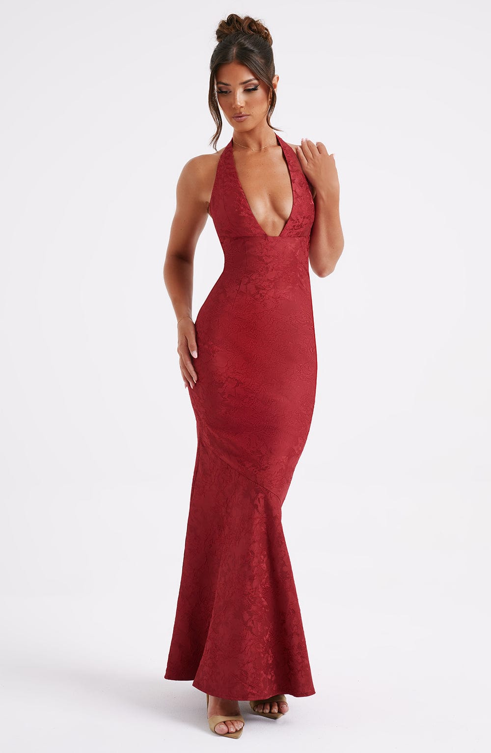 Josephine Maxi Dress - Red