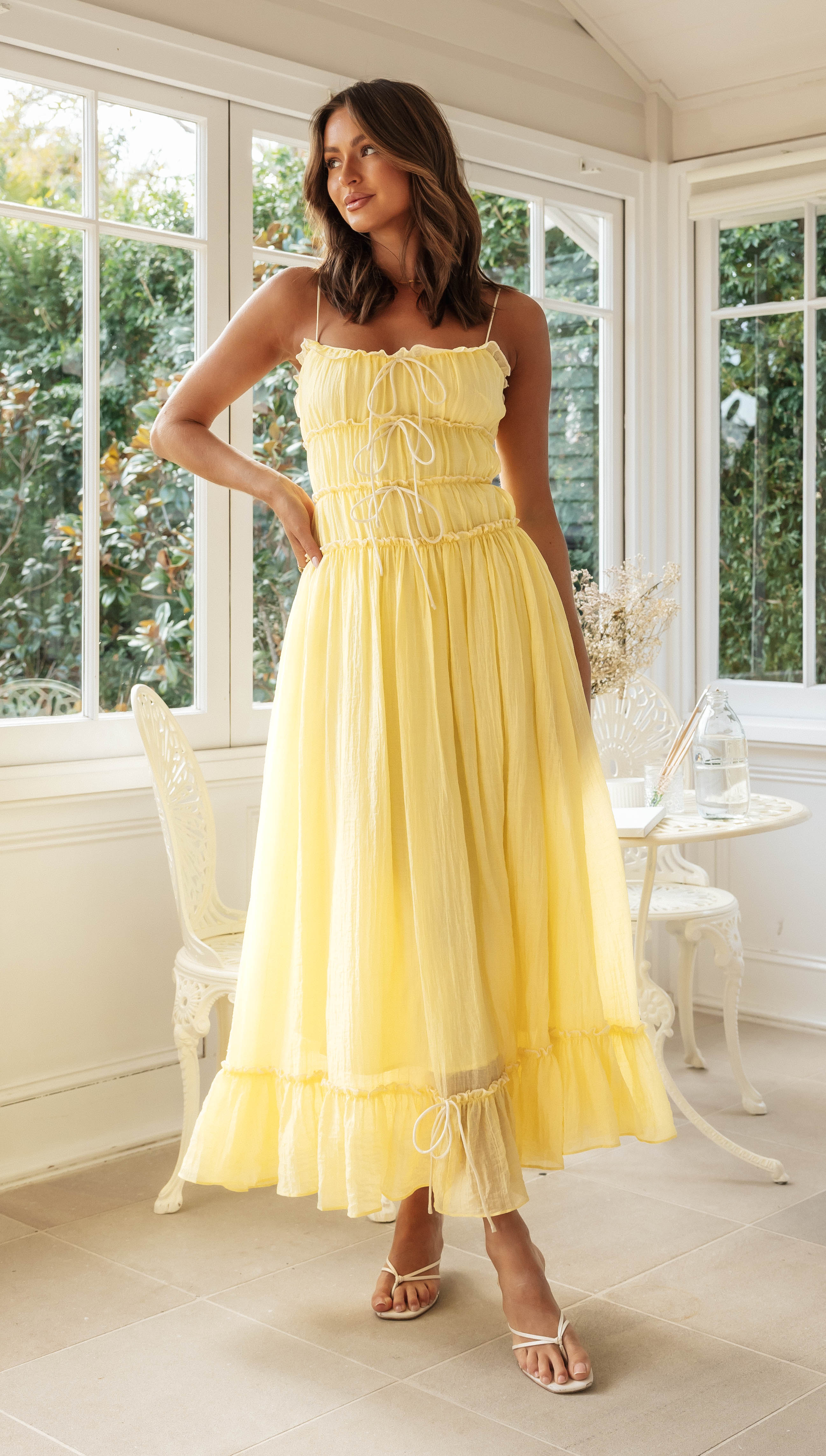 Dorothy Maxi Dress (Lemon)