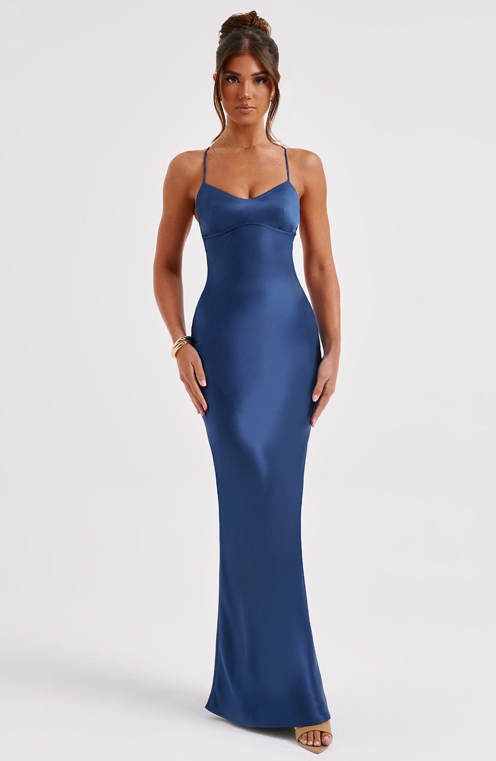 Malika Maxi Dress - Navy