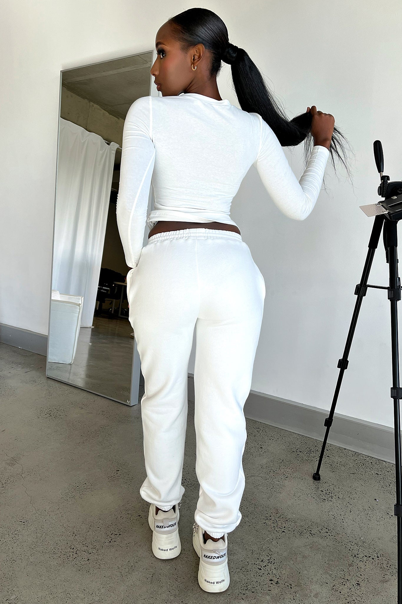 Casual sports suit Series 5 Sweatpants - White