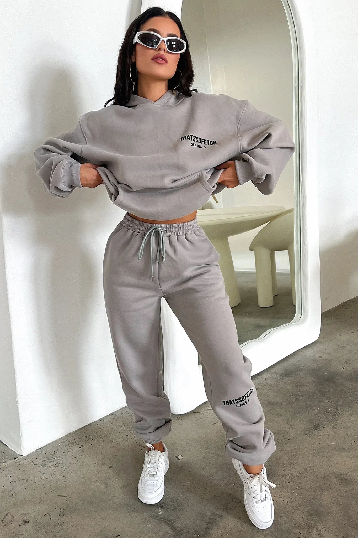 Casual sports suit Series 6 Hoodie - Grey