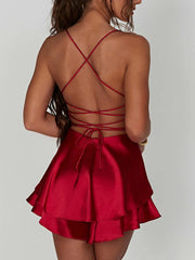 EmpiriyaTM-Backless Satin Dress