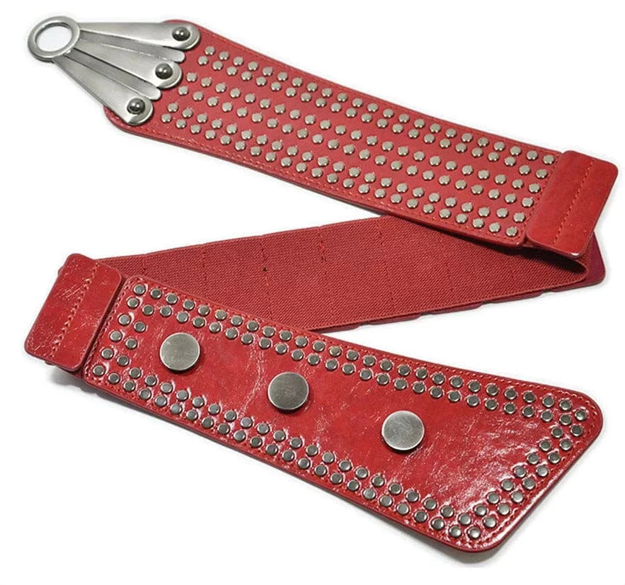 The Zephyr Faux Leather Waistband Belt - Multiple Colors