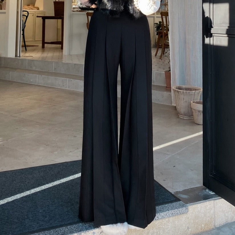 Urban Oversized Pure Color Wide Leg Pants