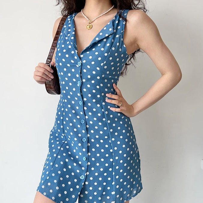 Maisey Retro Polka Dress