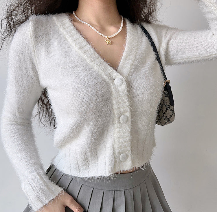 Amalia Plush Cardigan