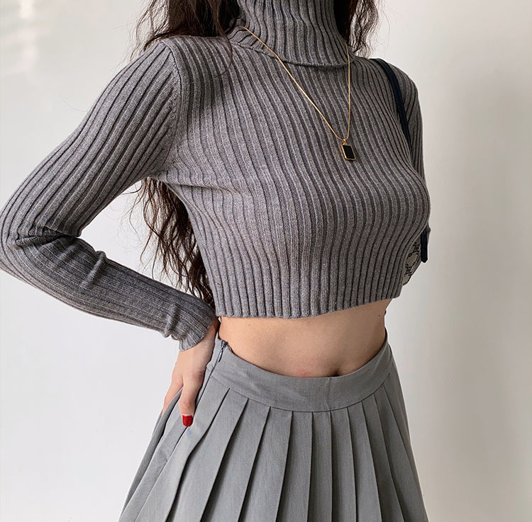 Amour Knitted Turtleneck Sweater