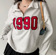 1990s Half Zip Pullover