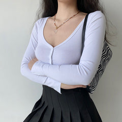 Basics Cuff Slit Shirt