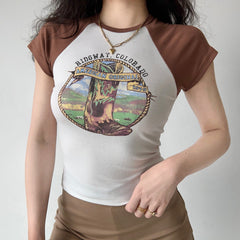 American Cowgirl Baseball Tee