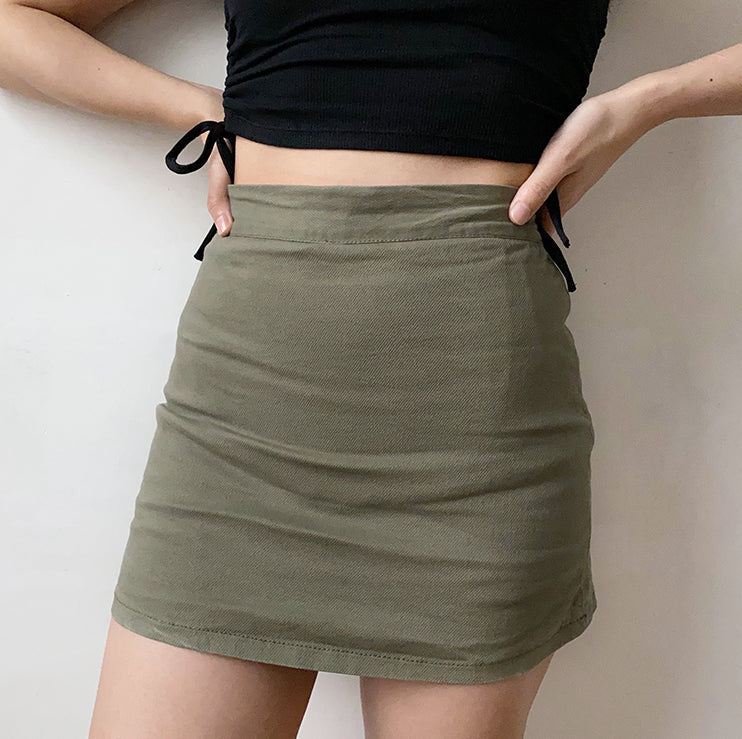Cargo Half-Length Skirt