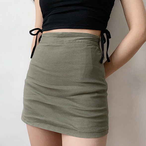 Cargo Half-Length Skirt