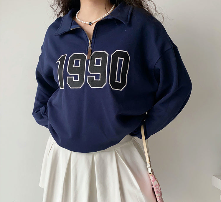 1990s Half Zip Pullover