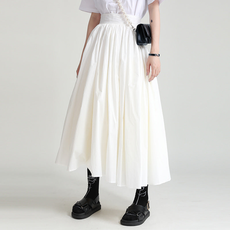 Simple White Bubble Skirt