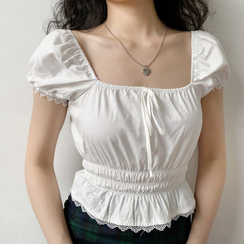 Belle Broderie Lace Top