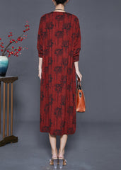 Plus Size Mulberry Oversized Jacquard Spandex Holiday Dress Fall