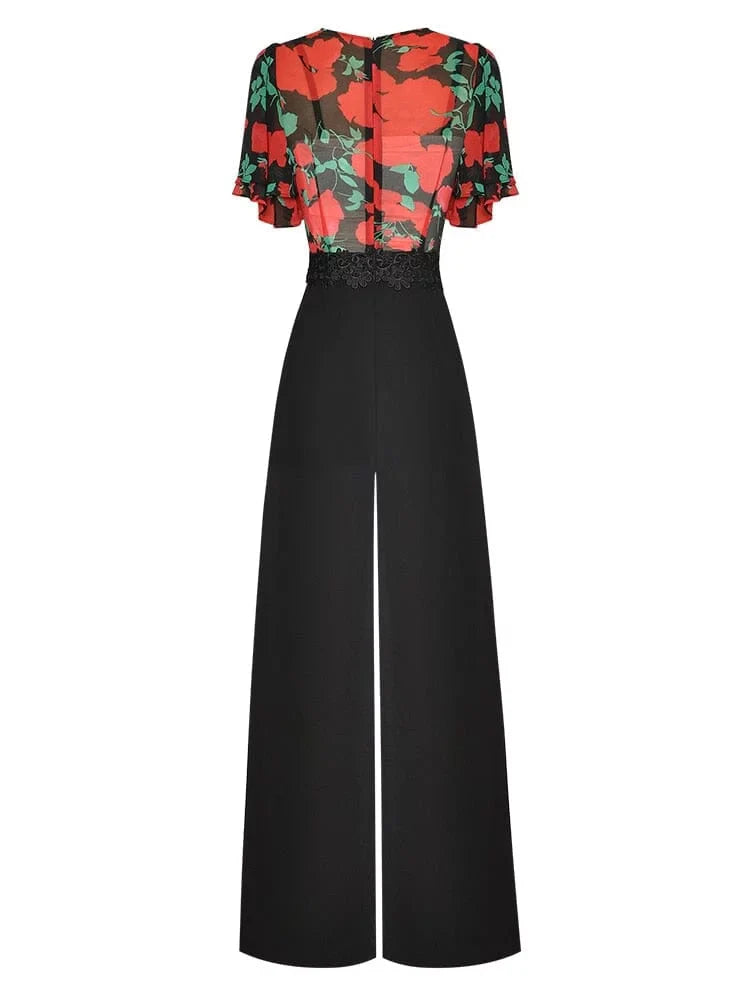 The Rosemarie Short Sleeve Jumpsuit