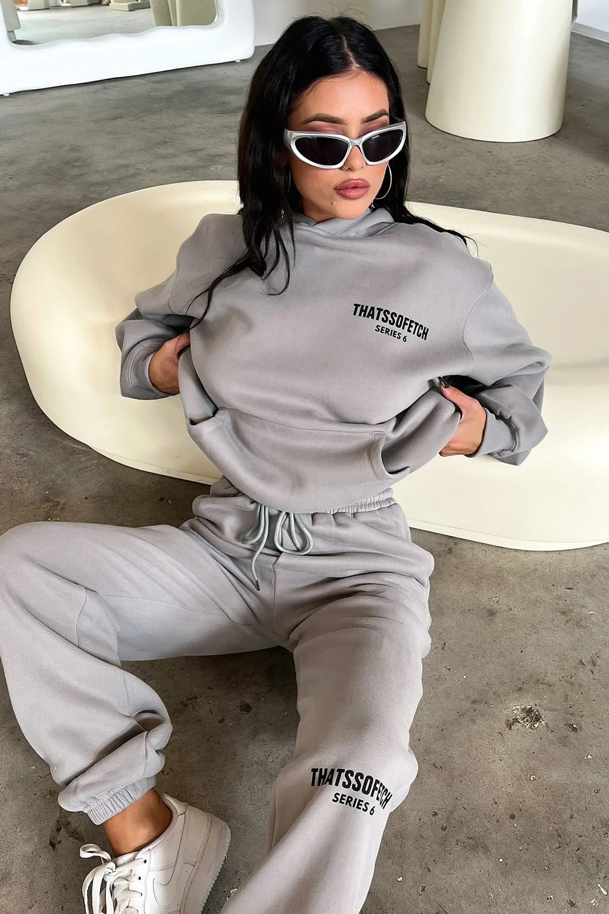 Casual sports suit Series 6 Hoodie - Grey