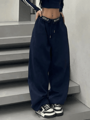 Alphabet Turned Waist Sweatpants